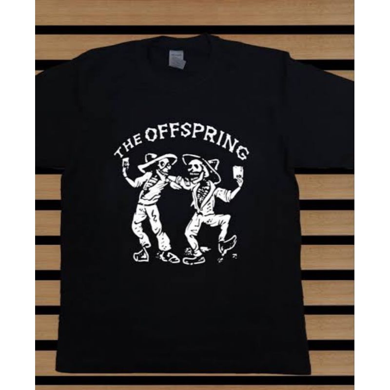 The Offspring Banda caveira Baby Look Camiseta Feminina algodão t-shirt Tumblr