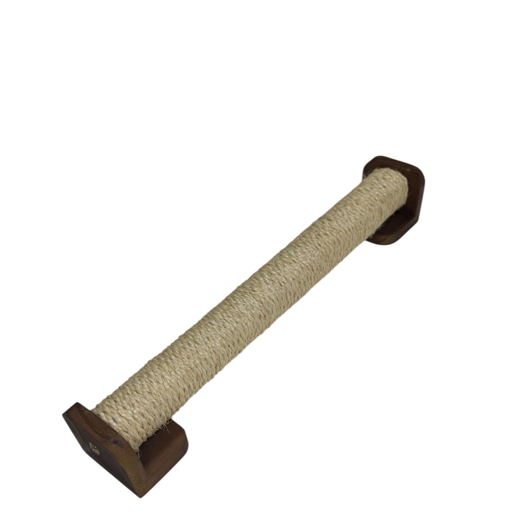 Mini Arranhador Vertical De Parede Para Gatos Cor Cerejeira