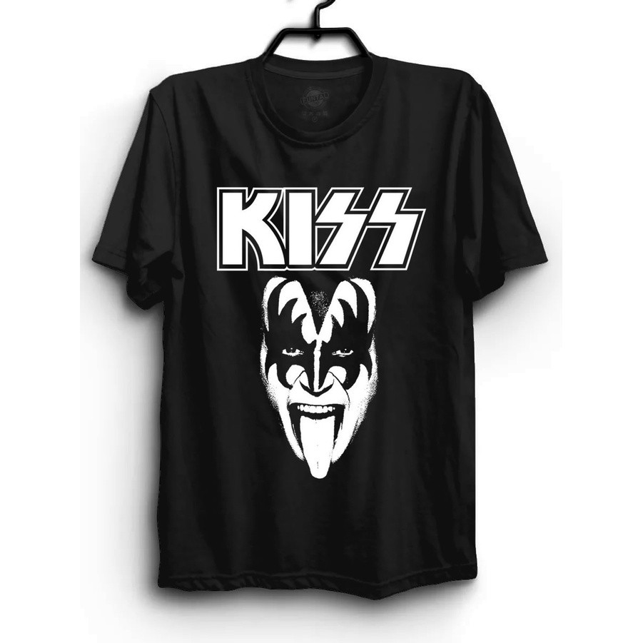 Camiseta Unissex Estampa Heavy Metal Rock Banda Kiss - Blusa de Malha 100% Algodão - Envio Rápido - DR Bigorna
