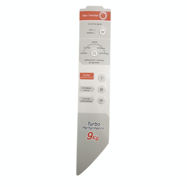 Adesivo Painel Decorativo Brastemp BWC09 - Turbo Performance
