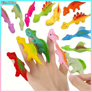20/30pcs Dinossauro Catapulta Crianças Lançamento de Dardos de Dedo Descompressão Macia Brinquedo em Oferta na Shopee