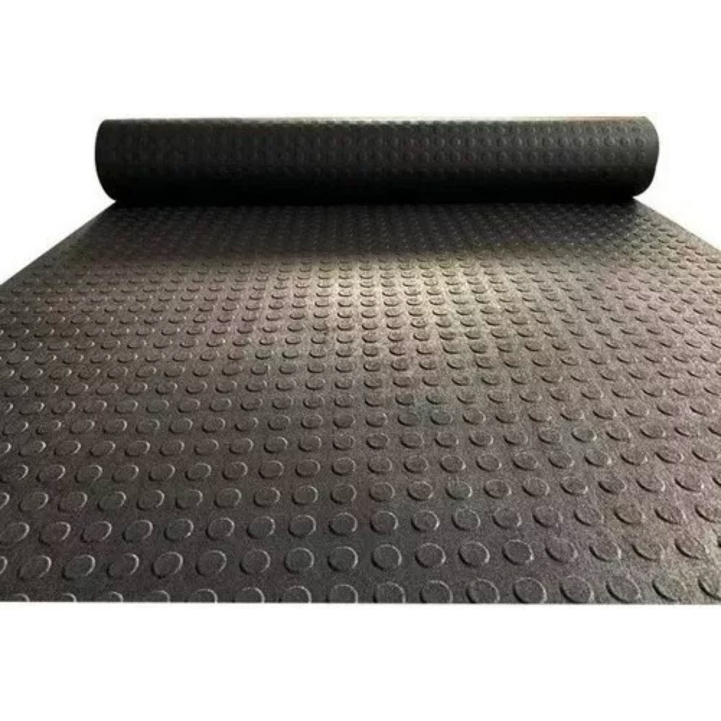 5m Piso Moeda Ônibus 80cm Larg. Piso Moeda Bolha Preto