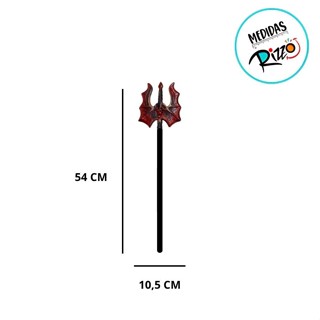 Adereço Halloween Tridente Do Diabo 54cm - Rizzo em Oferta na Shopee