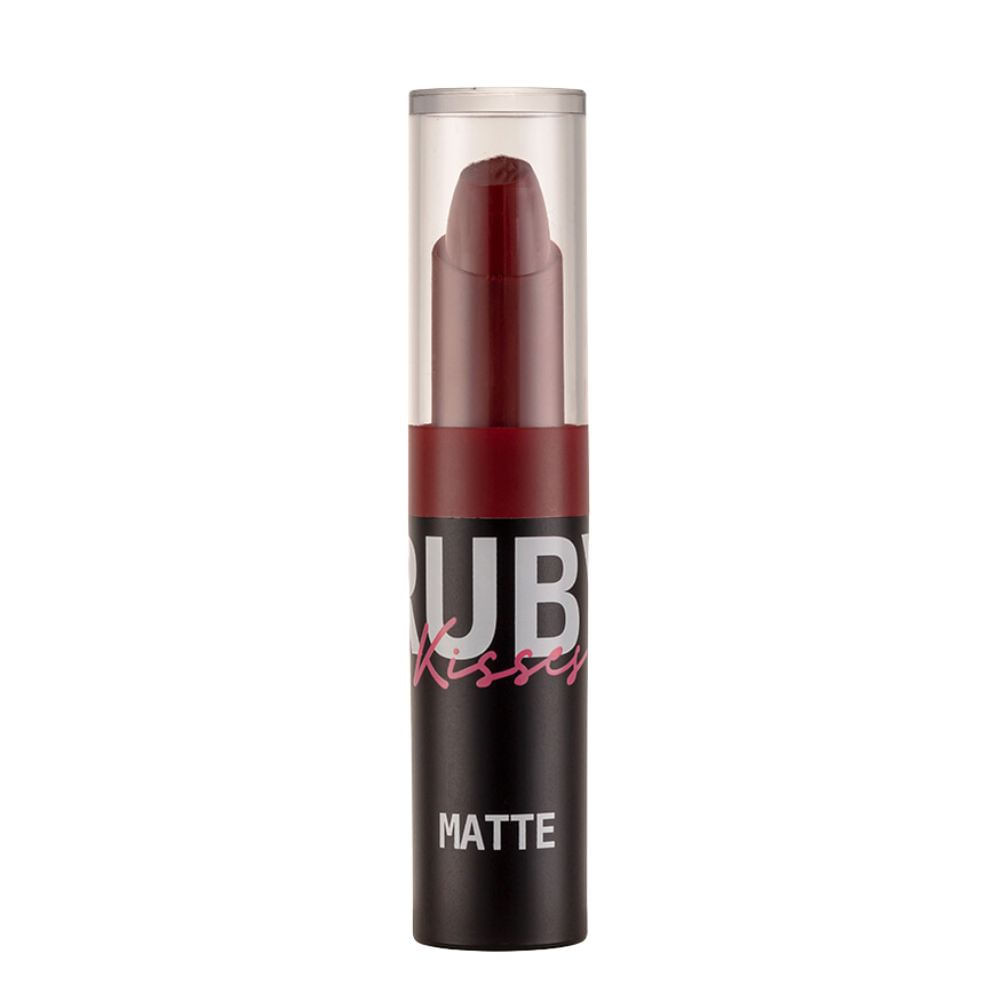 Batom Rubi Kisses Matte Kiss Red Carpet - Beauty