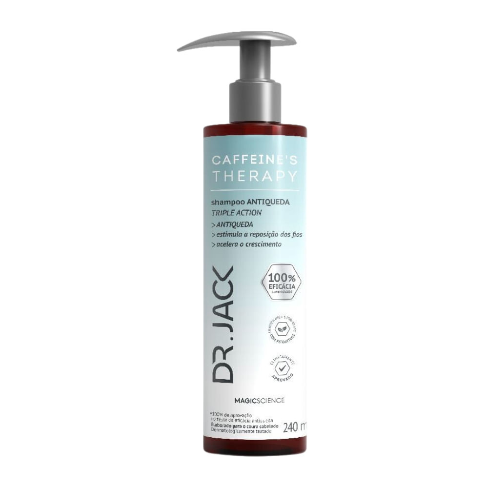 Shampoo Caffeines Therapy Antiqueda Capilar 240ml - Beauty
