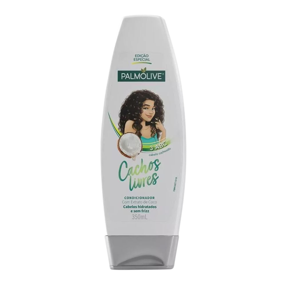 Condicionador Palmolive Cachos Livres Extrato de Coco 350ml - Beauty