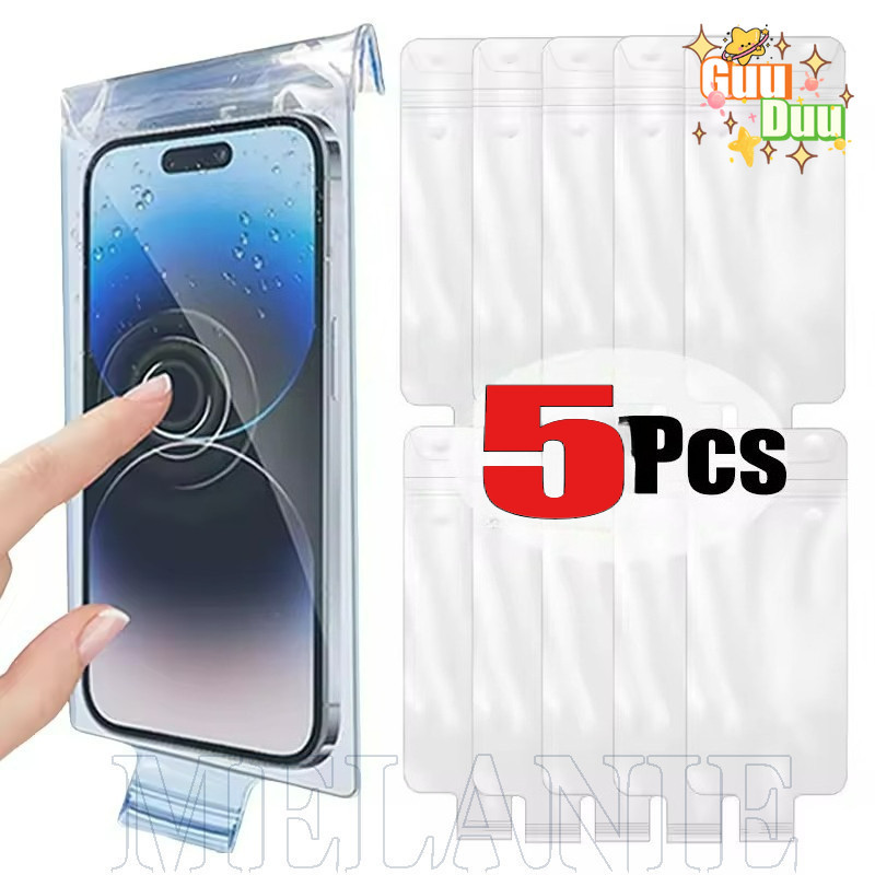 Bolsa Transparente Para Telefone À Prova D'água-Protetora Subaquática-Tela Selada , De Chuva E Tocável-Capa Celular Com em Oferta na Shopee