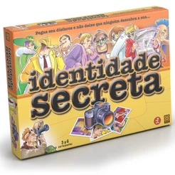 JOGO DE TABULEIRO IDENTIDADE SECRETA GROW BRINQUEDO INVESTIGADOR MISTÉRIO MESA FAMOSO DETETIVE CARTA