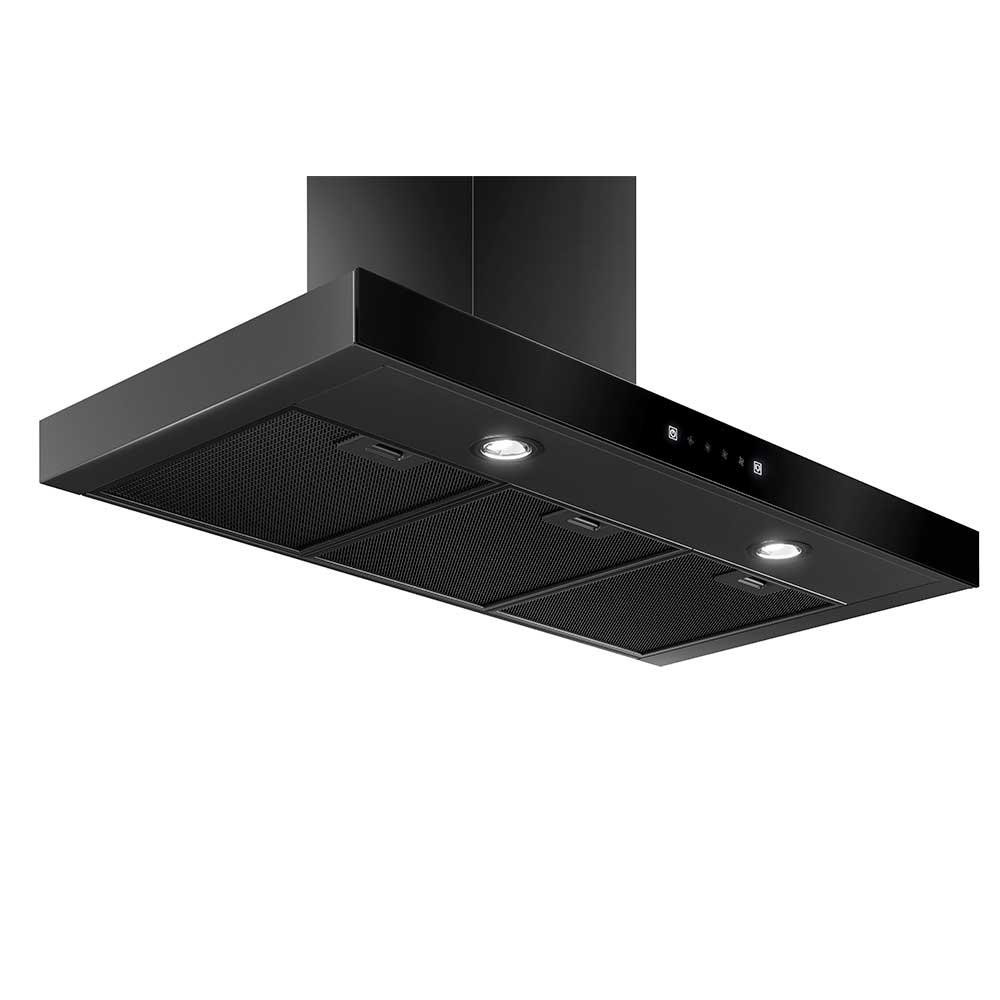 Coifa de Parede Brastemp 90cm com 03 Velocidades, Painel Touch on Glass Eclipse Collection Black Inox - BAE90AP — imagem 2 de 2