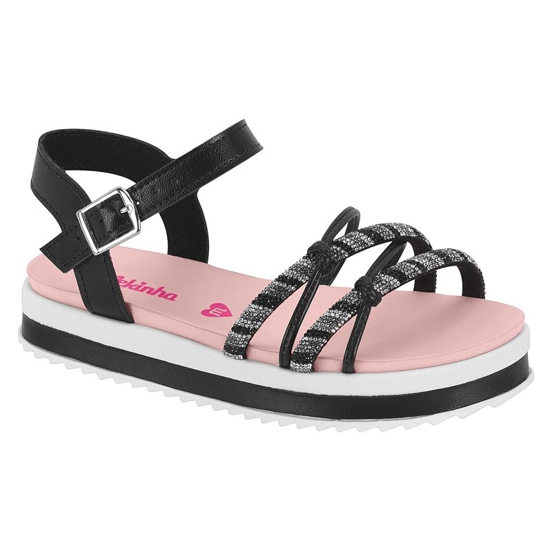 Sandália Infantil Meninas Brilho Papete Casual Molekinha Original em Oferta na Shopee