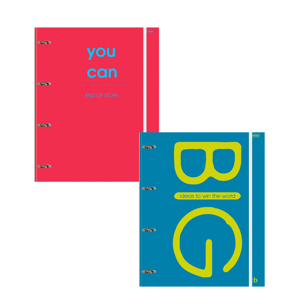 Caderno Argolado Cartonado Universitário Bright 80 Folhas - JANDAIA em Oferta na Shopee