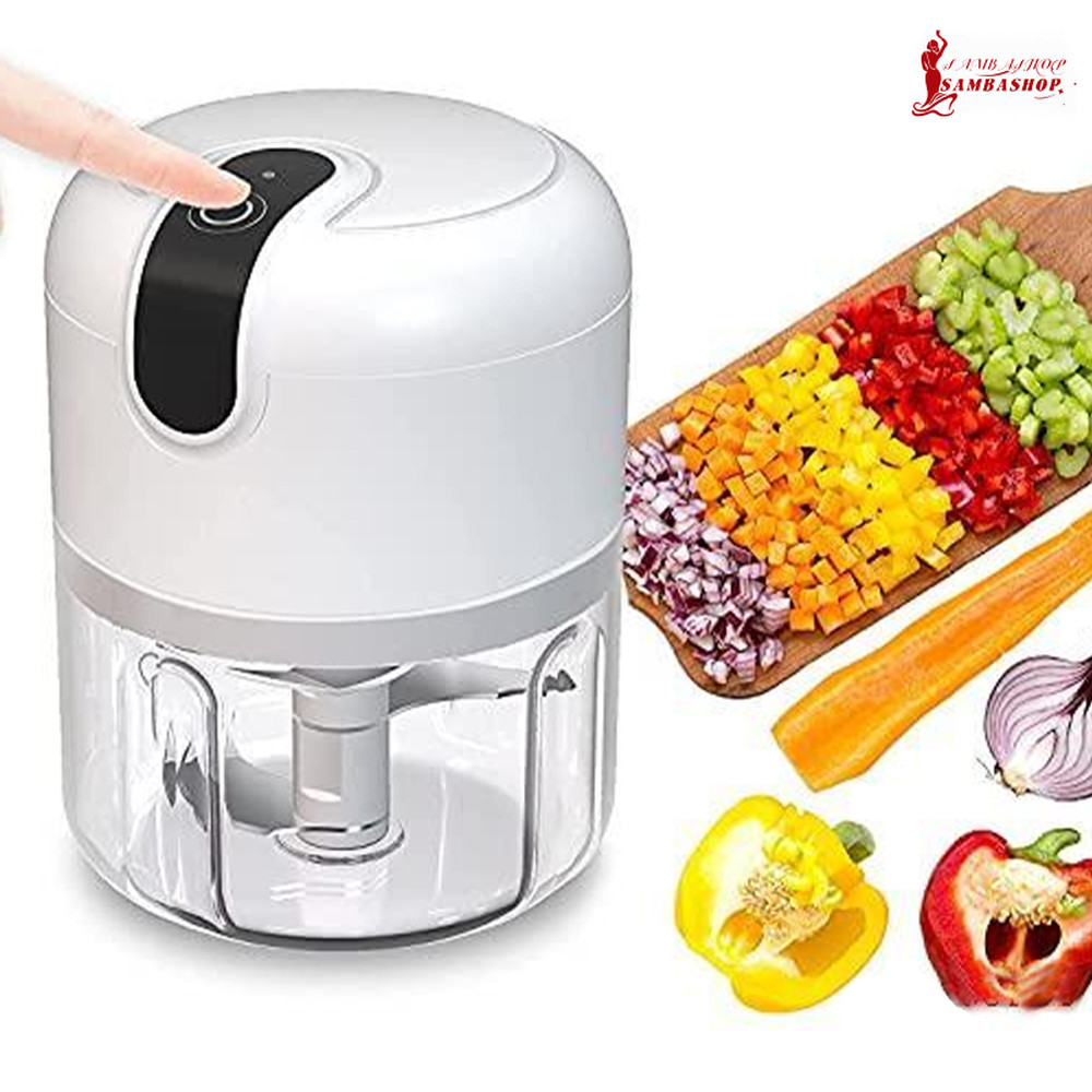 Mini Processador Moedor Elétrico Carne Vegetais Alho Fruta Amendoim Recarregável Usb Triturador De Alho em Oferta na Shopee