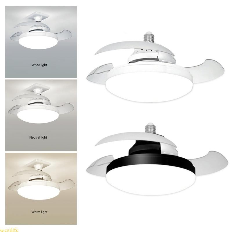 Prático Ventilador Luz E27 Lâmpada LED Perfeito Para Uso Comercial Escritório em Oferta na Shopee