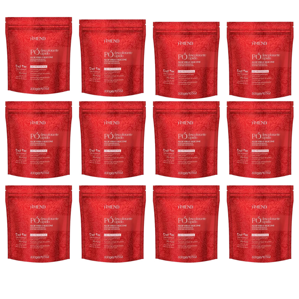 Amend Pó Desc. Aloe Vera E Silicone Pó Azul 300g Sache C/12