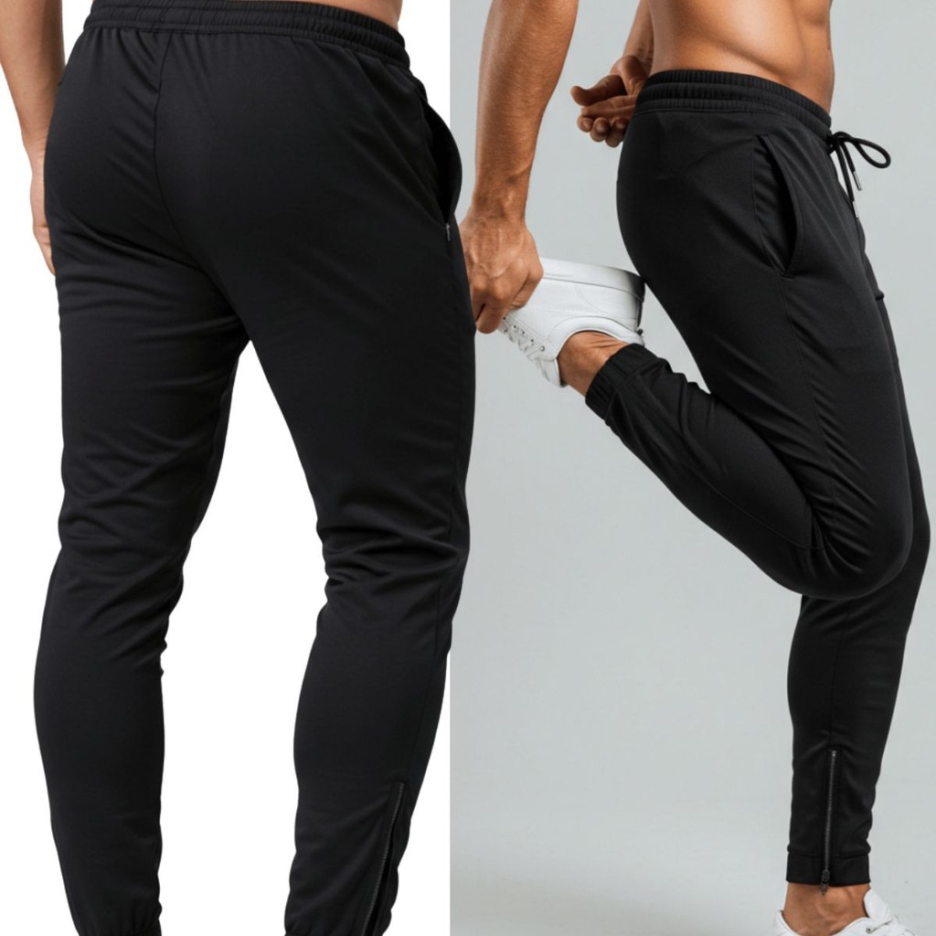 Calça Fitness Masculina Suplex Corrida Atividades Academia Esportiva