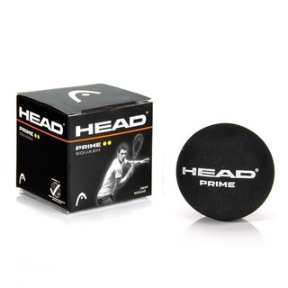Bola de Squash Head Prime Preta - 1 Unidade