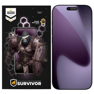 Película para iPhone 17 Pro Max - Privacidade com Aplicador - Survivor - Gshield em Oferta na Shopee