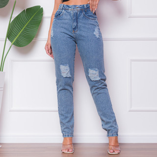 Calça Jeans rasgados da moda feminina em Oferta na Shopee