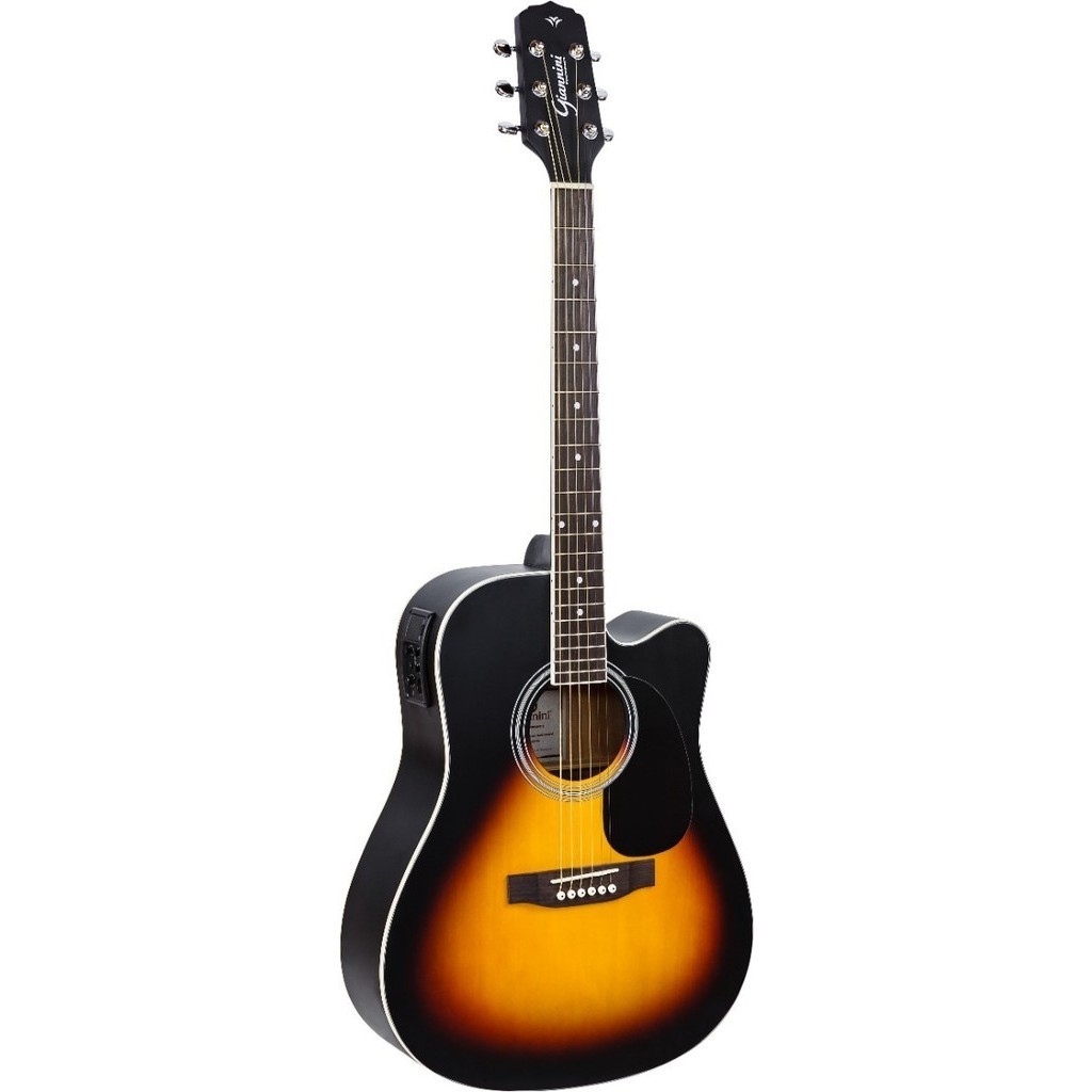 Violão Gianniniperformance Gdc-1 Ceq Vintage Sunburst Satin