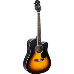 Violão Gianniniperformance Gdc-1 Ceq Vintage Sunburst Satin