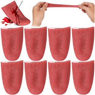 Fake Tongue Prank Propaganda-Truque Mágico Inofensivo Brincadeira Horrível Língua Esticável-Festa De Halloween Cosplay Brinquedo Assustador em Oferta na Shopee