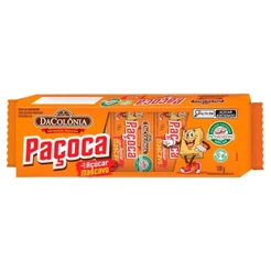Paçoca com Açúcar Mascavo Embalada c/10 - DaColônia