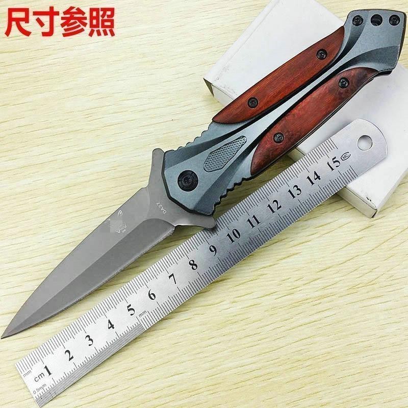 Canivete 1472  Colt Inox Cabo Em Madeira Semi-auto