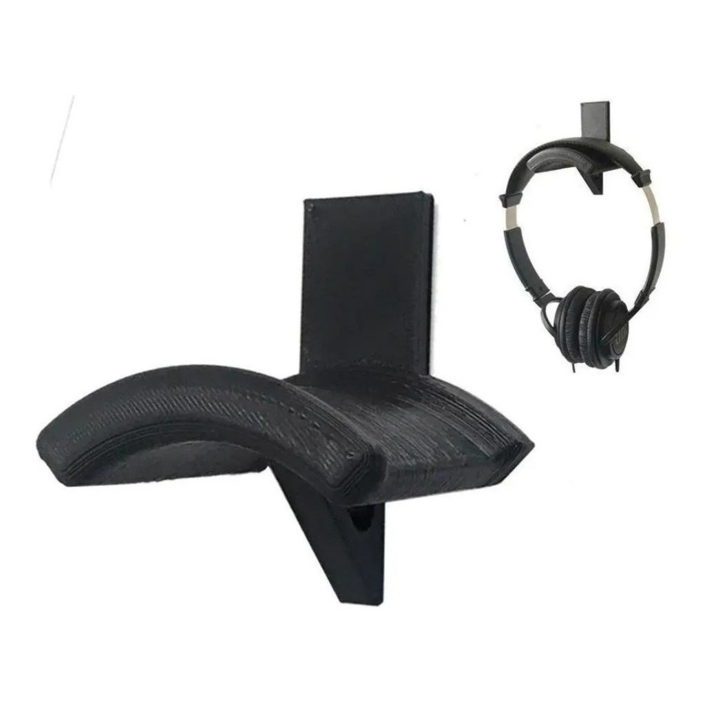Suporte De Parede Fone Headset Headphone Com Fita Dupla Face