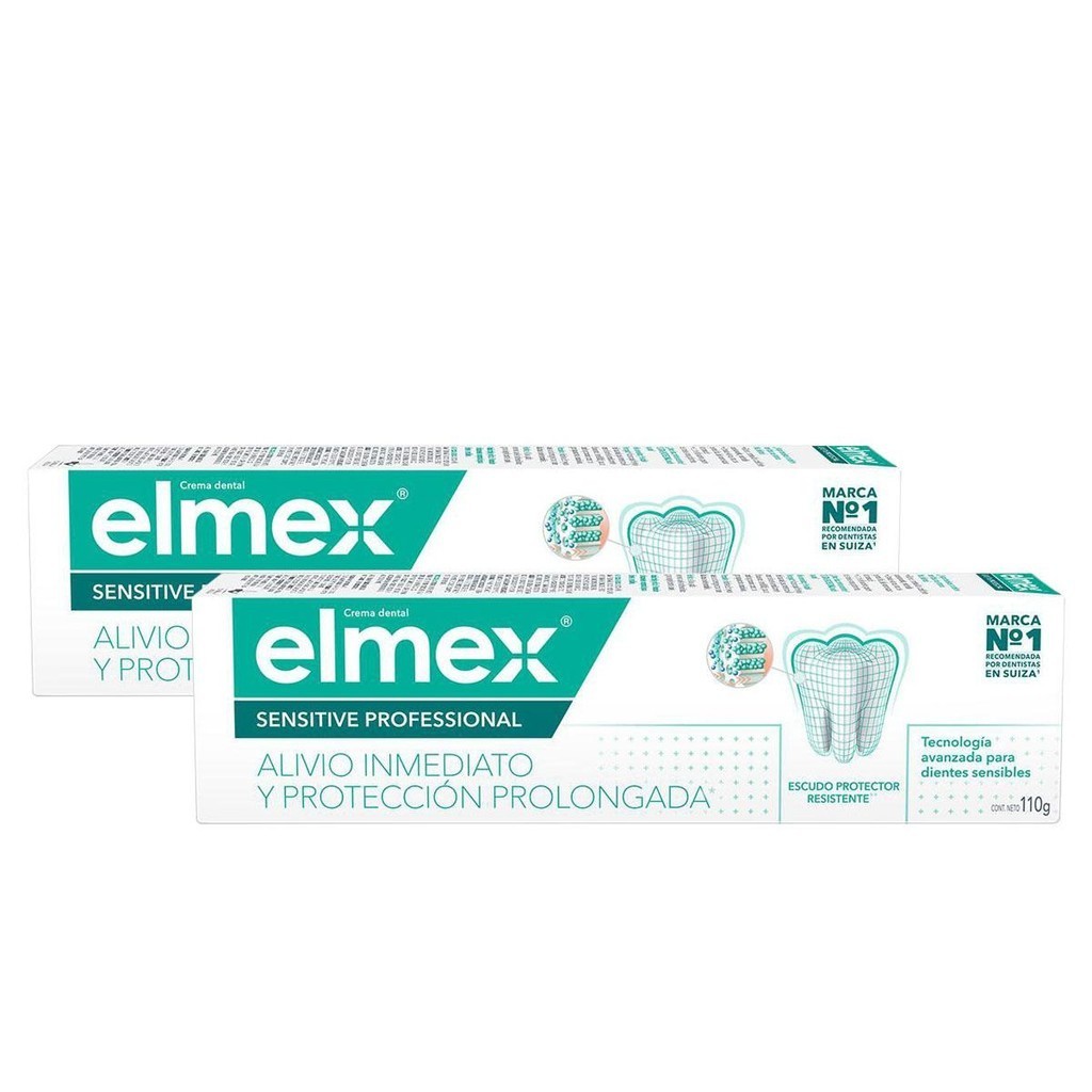 Kit 2 Cremes Dentais Elmex Sensitive 110g cada em Oferta na Shopee