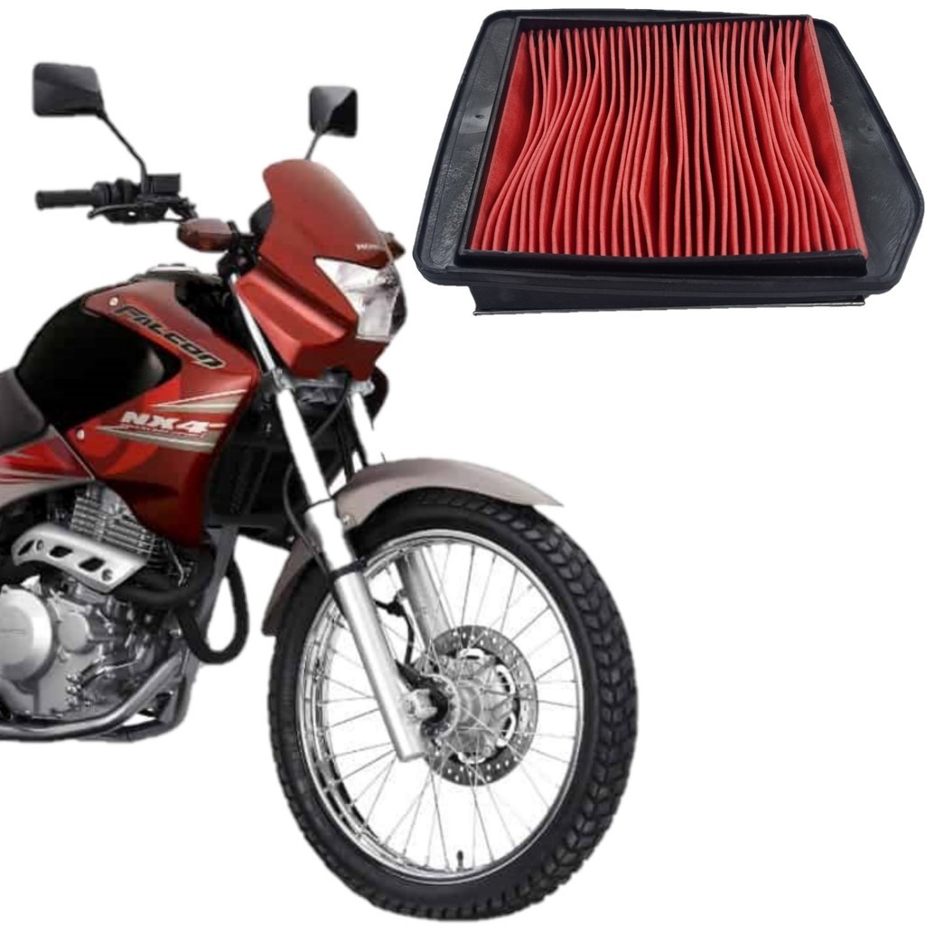 ELEMENTO FILTRO AR HONDA NX 400 FALCON 2000 2001 2002 2003 2004 2005 2006 2007 2008 2010 NX4 NX400