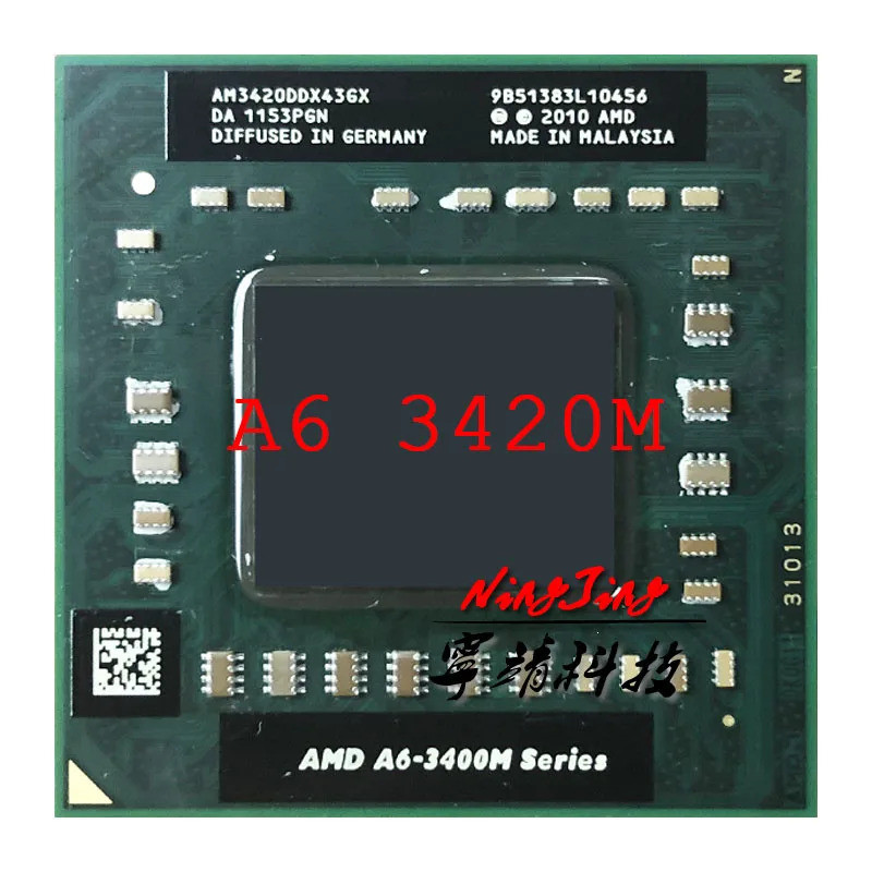 [Estoque pronto] amd A6-Series A6-3420M a6 3420M 1.5ghz Quad-Core Quad-Core Wire Range processador cpu am3420ddx43gx fs1