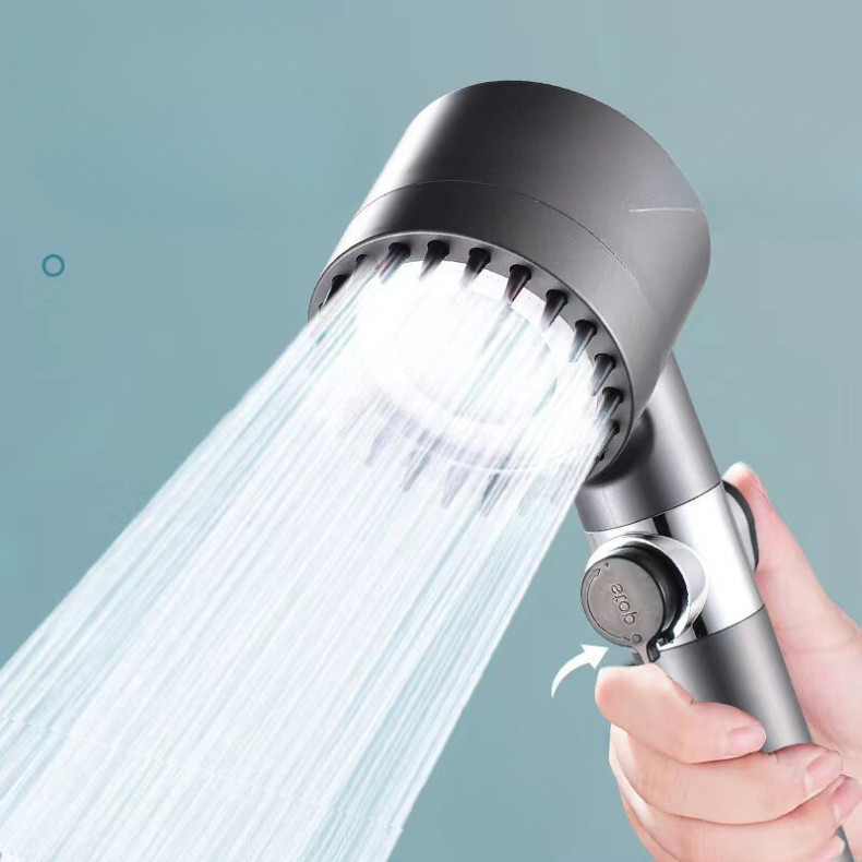 Chuveiro de Banho de Alta Pressão Portátil Antiferrugem Para Banheiro