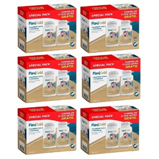 Kit 6 Packs Herbamed FlexiGold Com 60 Cápsulas Cada em Oferta na Shopee