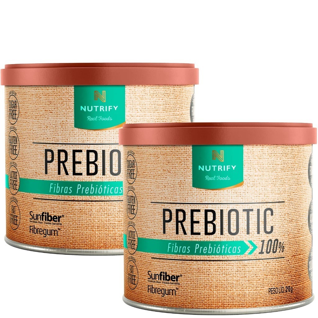 Kit 2 Prebiotic Fibras Prebióticas 210g Nutrify