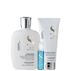 Kit Diamond Shampoo, Condicionador e Ampola - Alfaparf