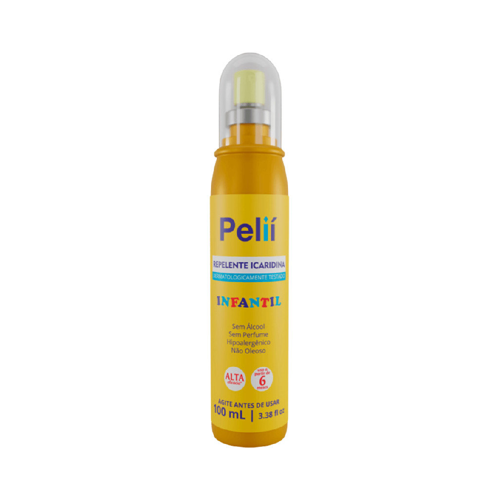 Repelente Icaridina Infantil Pelii Hipoalergenico 100Ml em Oferta na Shopee