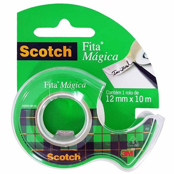 Fita Magica 12MM X 10M 3M SCOTCH C/ Dispenser