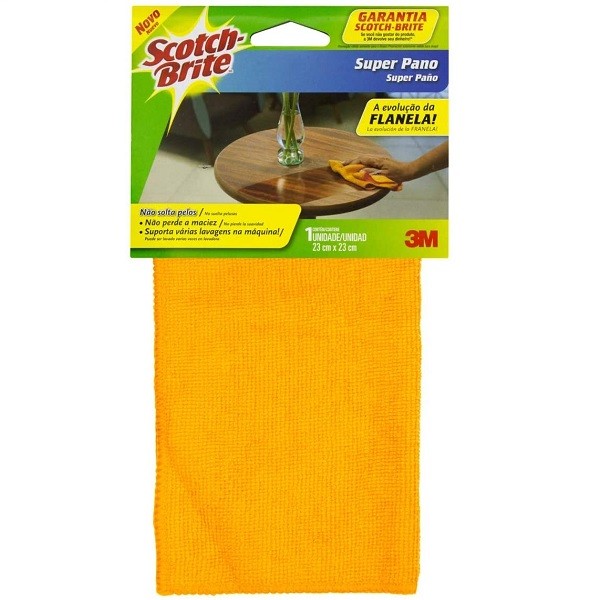 Super Pano Flanela SCOTCH-BRITE 1 Unidade em Oferta na Shopee
