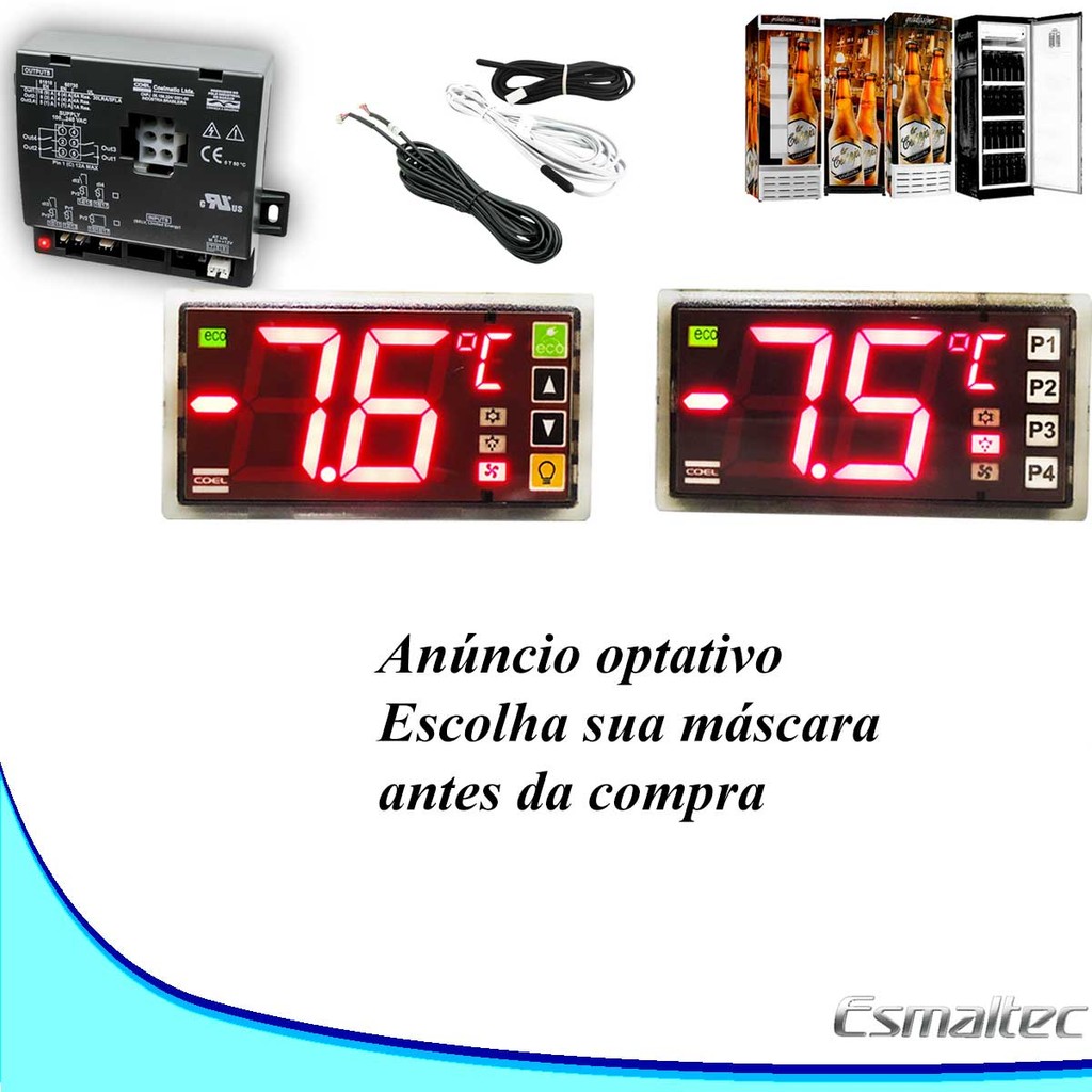 VARI KIT CONTROLADOR TEMP CERVEJEIRA ESMALTEC