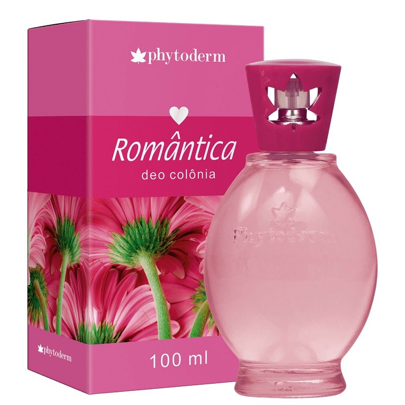 Deo Colônia Romântica Phytoderm - 100ml em Oferta na Shopee