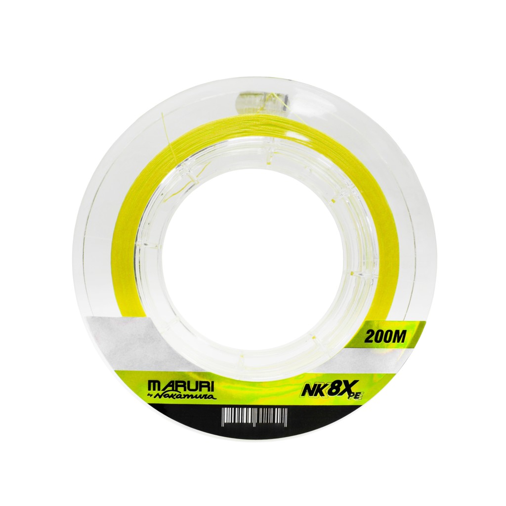 Linha de Pesca Multifilamento NK 8x 200m Amarela - Maruri em Oferta na Shopee
