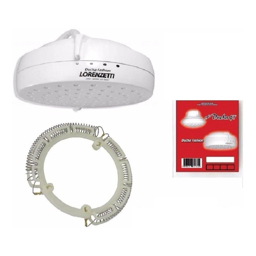 Resistência Lorenz Bella Ducha 4t Fashion 127v Ou 220v