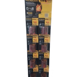 Acendedor De Churrasqueira E Lareira Acende Rápido 12 Unid. em Oferta na Shopee