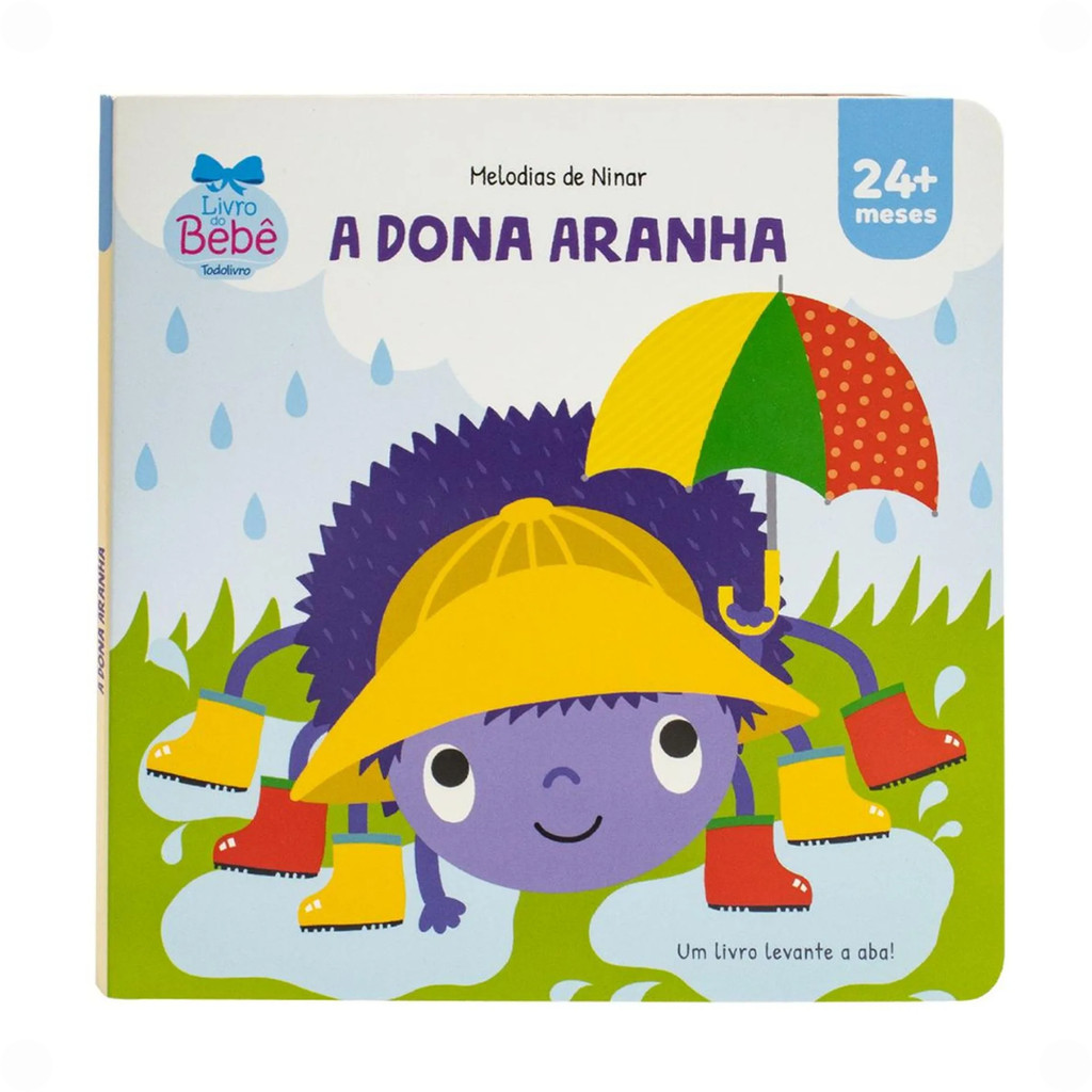 Livro Interativo Melodias de Ninar A Dona Aranha Um Livro Levante a Aba