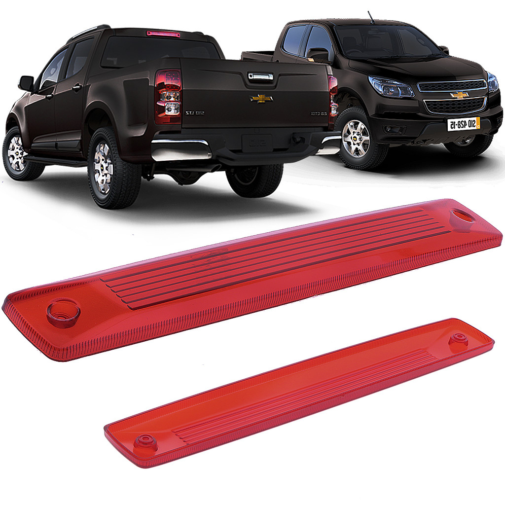 Lente Lanterna Luz Freio Break Light Chevrolet GM S10 2012 2013 2014 2015 2016 2017 2018 2019 2020 2021 2022 2023