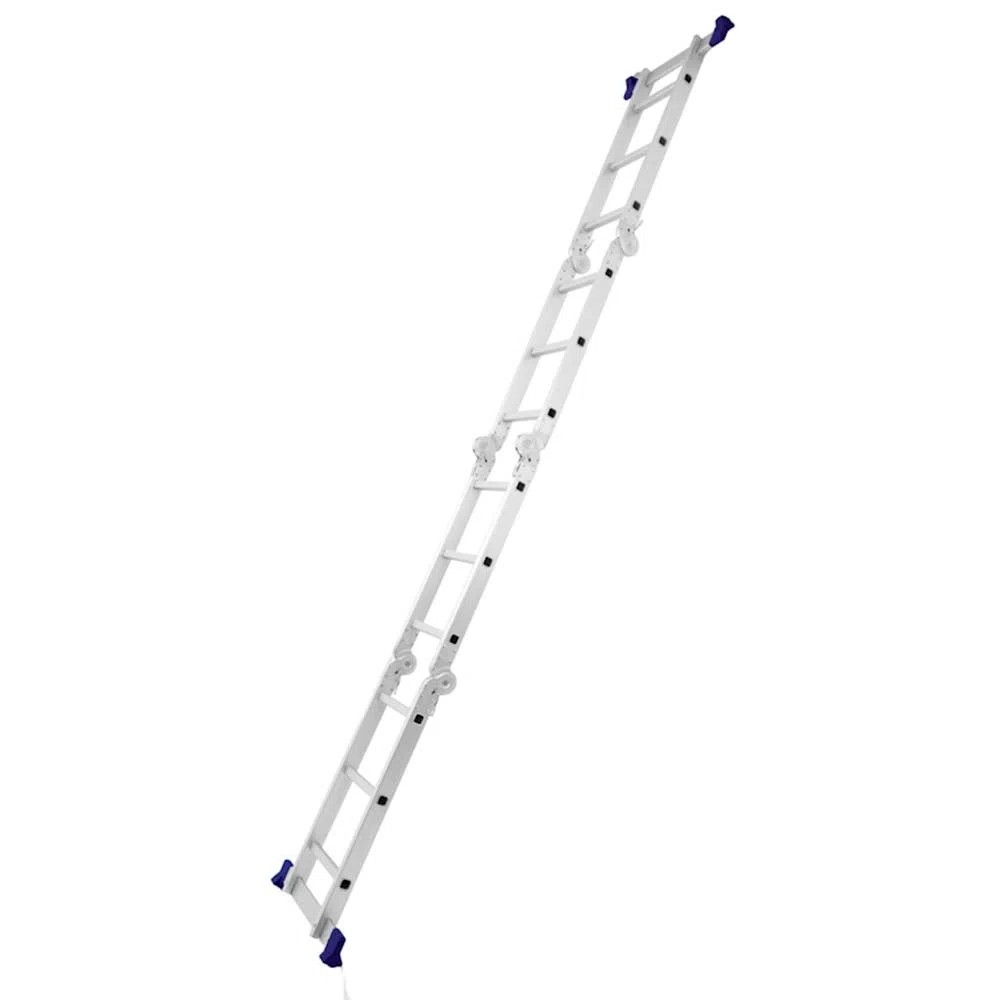 Escada Multifuncional Dobrável 4x3 Até 150kg 12 Degraus - Mor
