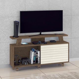 Rack para TV Até 55 Polegadas Rivera 1 Porta Flex - Atualle Móveis em Oferta na Shopee