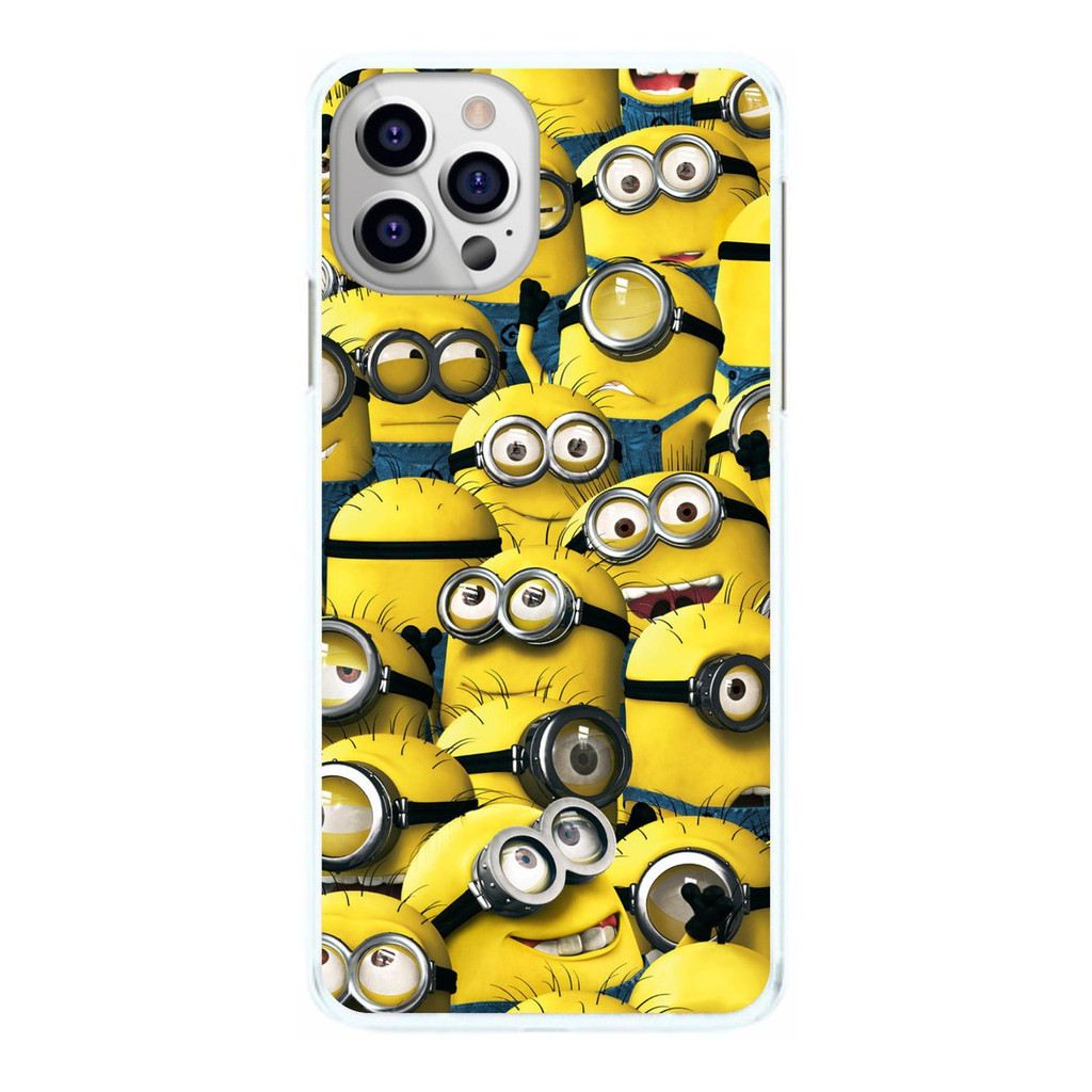 Capinha Minions Vários Multidão Capa de Celular