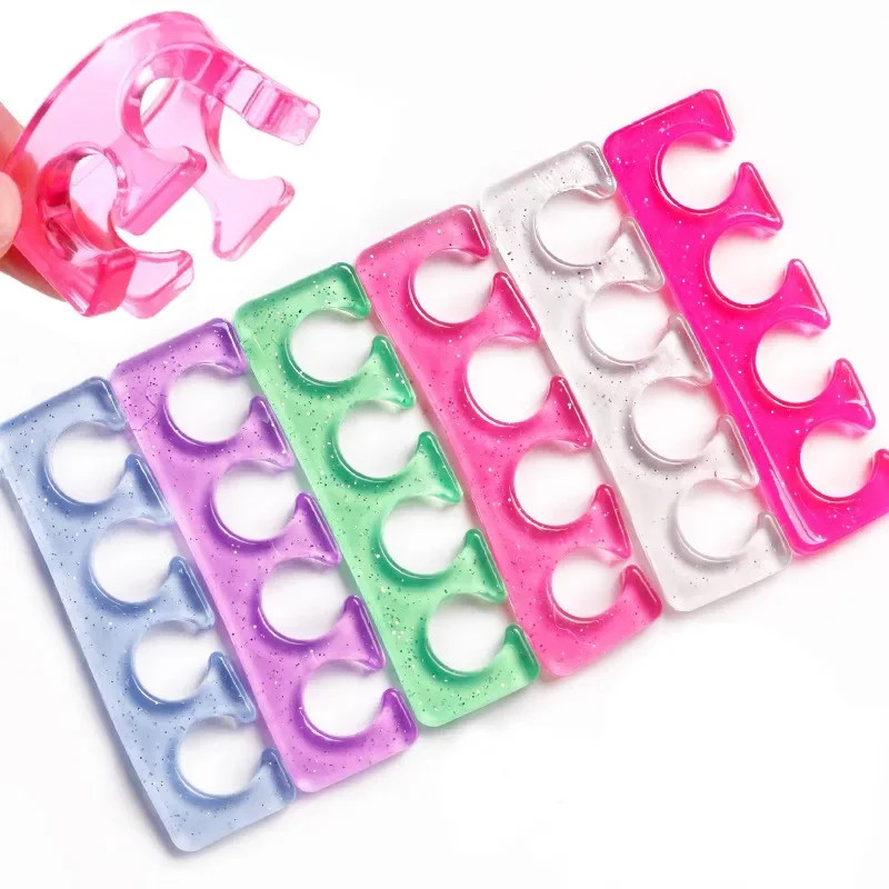 Silicone Macio Manicure Pedicure Unhas Separador De Dedo Flexível Do Pé Espaçador Separação Alisadores Prego Divisor em Oferta na Shopee