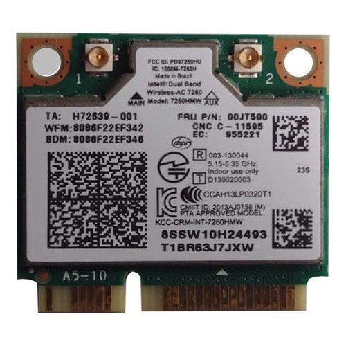 Placa Wifi Oojt500 Dual Band Asus Lenovo Acer